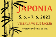 JAPONIA, výstava v ZUŠ 5. 6. - 7. 6. 2023